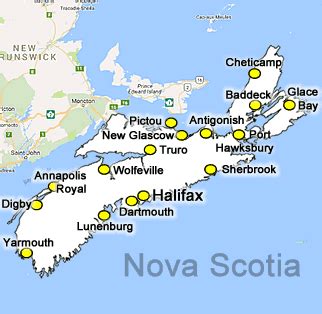 New Glasgow Nova Scotia Map - Camila Violante