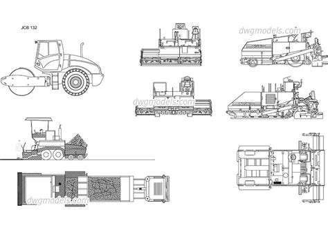 Asphalt Paving DWG, free CAD Blocks download