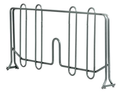 Dividers for Wire Shelves: Chrome, Eagle, 21"x 8"H, EA-SD21-C - Cleanroom World