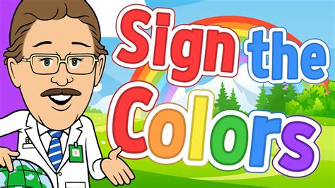 Sign the Colors | Jack Hartmann | ASL Colors - YouTube