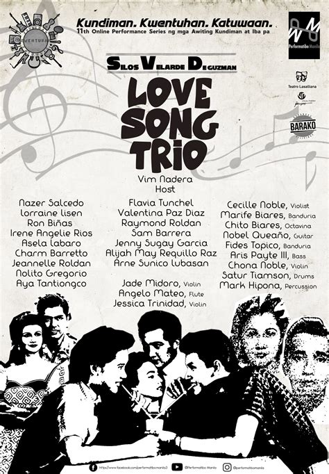 LOVE SONG TRIO: Revisit and Relive Filipino Classic Love Songs of Silos ...