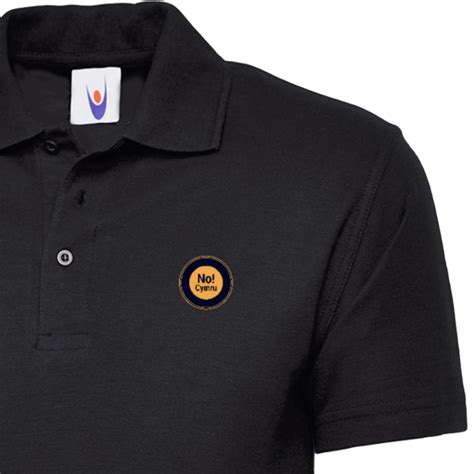 No! Cymru Embroidered Polo Shirt | No! Cymru | committed to our shared future within the United ...