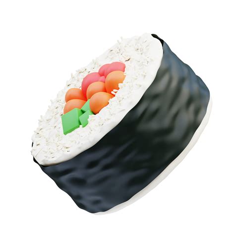 Japanese Icon, sushi 3d Illustration 11191938 PNG