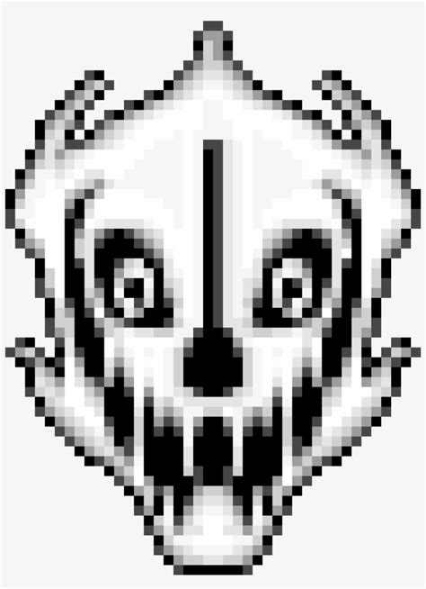 Gaster-blaster Hd - Undertale Pixel Art Grid Gaster Blaster - 5600x6100 PNG Download - PNGkit