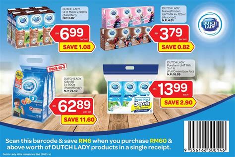 Giant Dutch Lady Products Promotion RM6 OFF (valid until 6 March 2019)