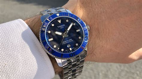 Tissot Seastar 1000 automatic 43 blue - YouTube