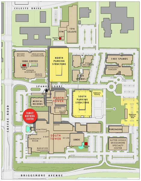 Memorial Medical Center Map - Memorial Medical Center Modesto CA • mappery