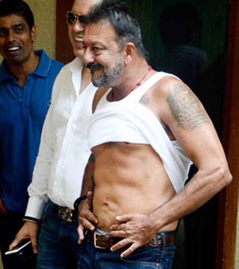 Sanjay Dutt Flaunting Abs