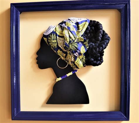 African Art, 3D African Art, Black History, African Wall Art, Ankara Art, African Ankara Decor ...