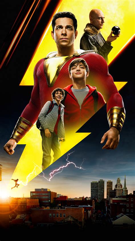 Shazam Movie Poster Internacional - Papel de Parede para Celular