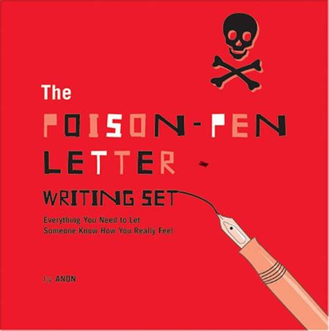 The Poison-pen Letter Writing Set: Everything You Need to Let Someone ...