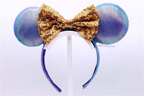 Disney World 50th Anniversary Ears - DIY Earidescent Minnie Ears