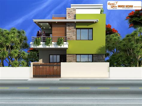 Simple Duplex House Design.Click on this link (http://www.apnaghar.co.in/pre-design-house-plan ...