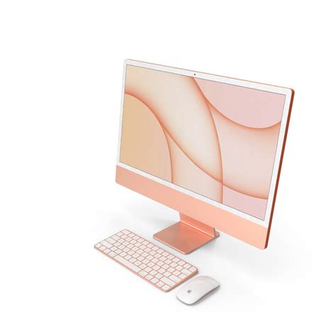 Apple iMac 24-inch 2021 Orange PNG Images & PSDs for Download | PixelSquid - S121535424