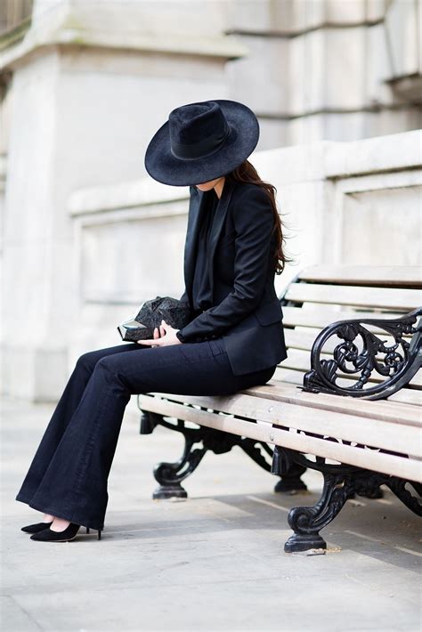 Black Flares - Peony Lim | Black flares, All black outfit, Style