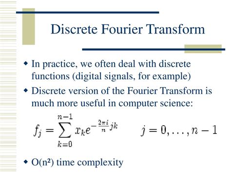 Discrete Fourier Transform