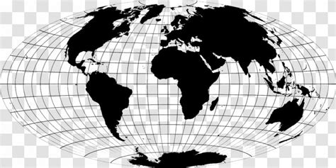 World Map Projection Transparent PNG