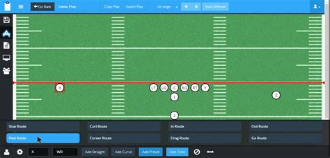 Football Play Diagram Template