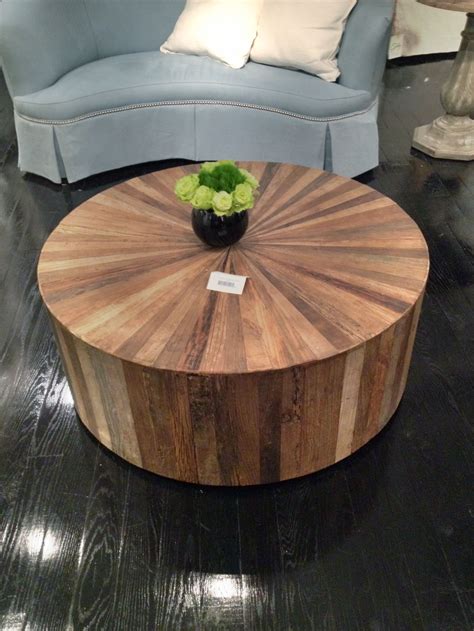 round wood coffee table - can you make it into a storage piece by taking off the top? … | Round ...