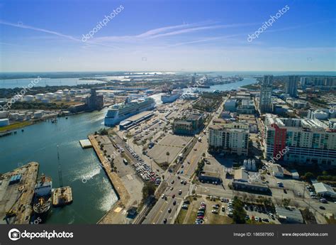 Aerial photo Port of Tampa Florida — Stock Photo © felixtm #186587950