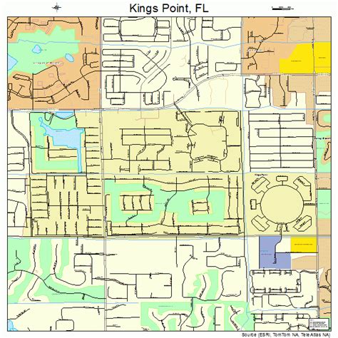 Kings Point Florida Street Map 1236812