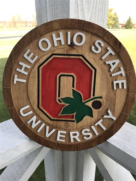 Officially Licensed Ohio State University Buckeyes wood sign bar sign by CliftonWoodworking on ...