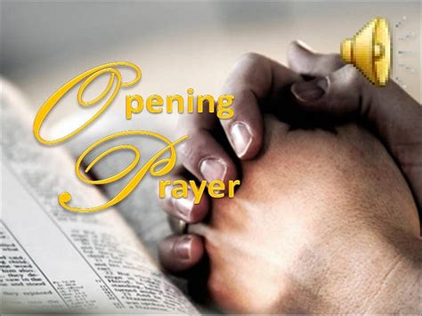 Opening Prayer