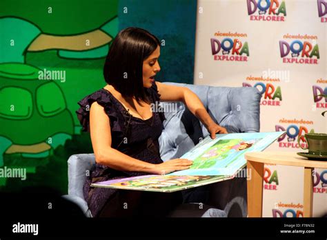 Salma Hayek at the Nickelodeon Dora the Explorer's 10th Anniversary ...