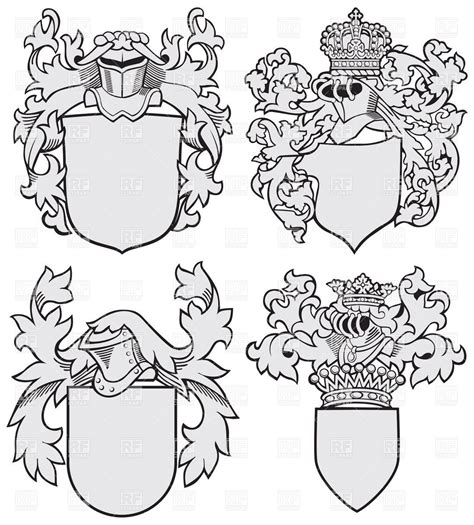 Transparent Printable Coat Of Arms Template - rezamustafa