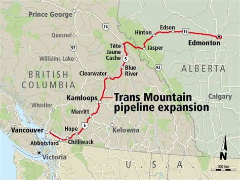 trans-mountain-pipeline-expansion-map | The Buffalo Chronicle