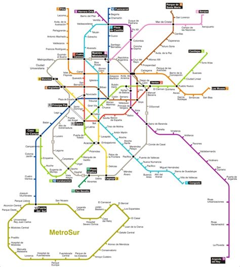 Mapa Del Metro