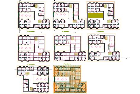 Hostel Design Floor Plan - floorplans.click