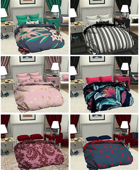 Sims 4 Blankets Comforters The Best Cc For Keeping Cozy Fandomspot ...