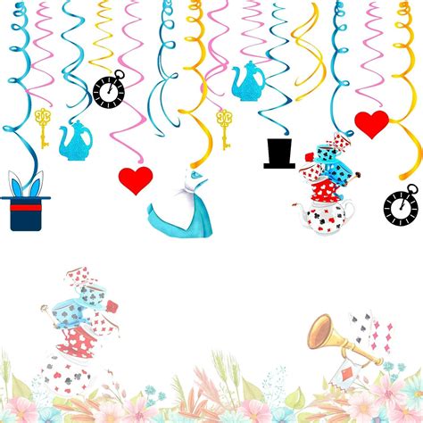 Alice In Wonderland Clip Art Borders