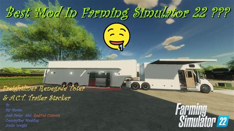 Farming Simulator 22 LITERALLY THE BEST HAULER IN THIS GAME #modreview ...