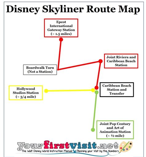 Disney World Skyliner Map Caribbean Beach Resort