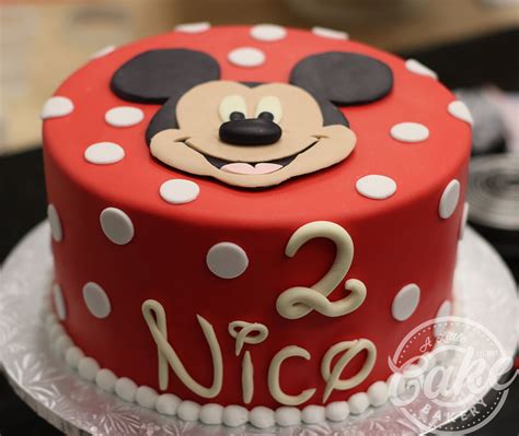 Mickey Mouse Themed Cake