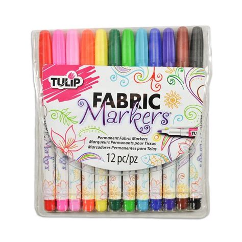 Tulip Fine Tip Fabric Markers - 12 Pack | OnlineFabricStore