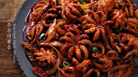 정말 맛있는 ' 주꾸미볶음 ' 레시피 ???? : Korean Spicy Stir-fried Small Octopus [우리의식탁] え | Gongquiz Blog