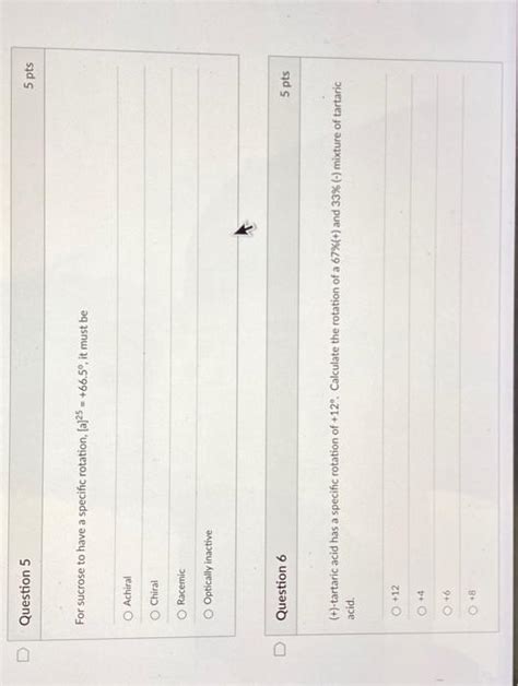 Solved For sucrose to have a specific rotation, | Chegg.com