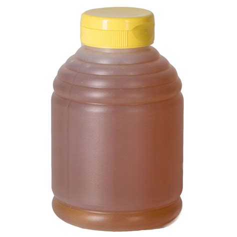 12 oz. Natural HDPE Skep Plastic Honey Bottles (38-400) – Aaron Packaging