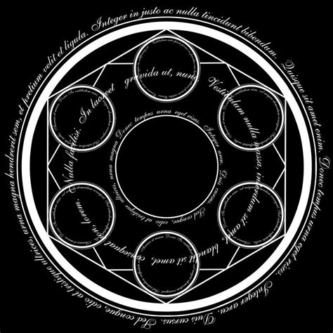 Magic Circle by Kohalu.deviantart.com on @deviantART | Magic circle, Circle symbol, Magic symbols