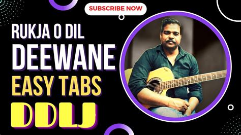 Ruk Ja O Dil Deewane on Guitar Tabs | Easy Guitar TABS/Lead-On Screen ...