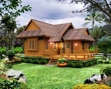 Desain Denah Rumah Kayu Mungil Terupdate | Rumahmewah45