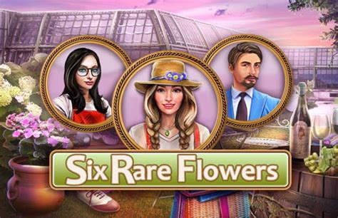 Six Rare Flowers - at hidden4fun.com