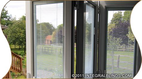 Bifold Doors with Integral Blinds Slideshow