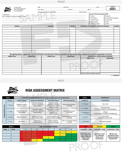 FLHA Card | FLHA6C | Custom | Forms Direct