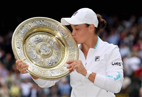 Ash Barty emulates idol Evonne Goolagong to claim first Wimbledon title ...