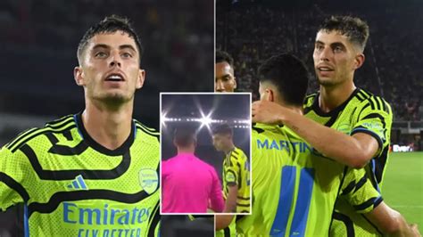 Kai Havertz reacts to recent criticism with social media post after scoring first Arsenal goal ...