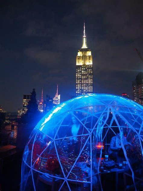 GTGL Snippets: The Igloos at 230 Fifth Rooftop Bar — get there get lost | Rooftop bar, Rooftop ...